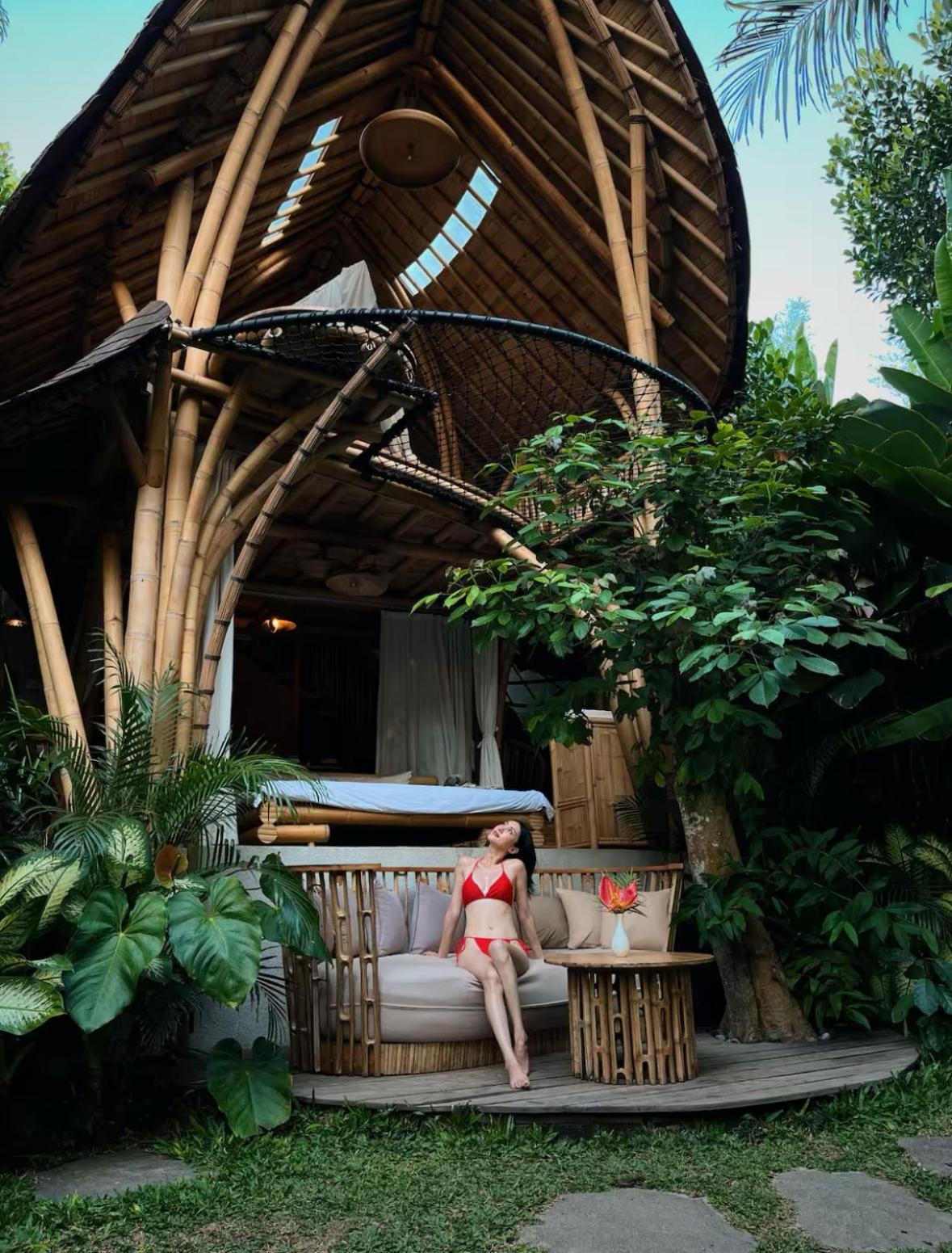 Wahem Eco Bamboo - Magical Bamboo House Ubud Bali Villa ภายนอก รูปภาพ