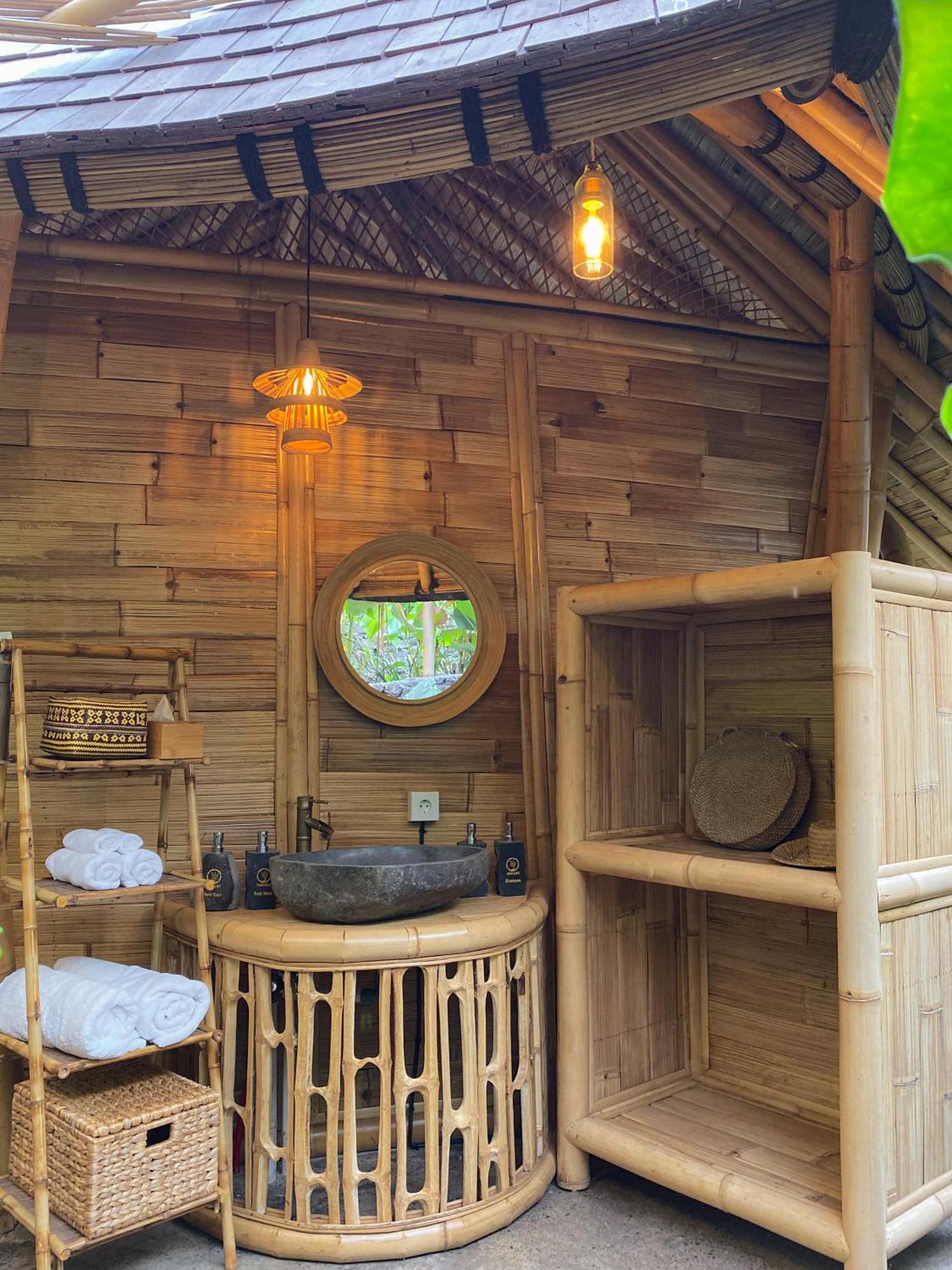 Wahem Eco Bamboo - Magical Bamboo House Ubud Bali Villa ภายนอก รูปภาพ