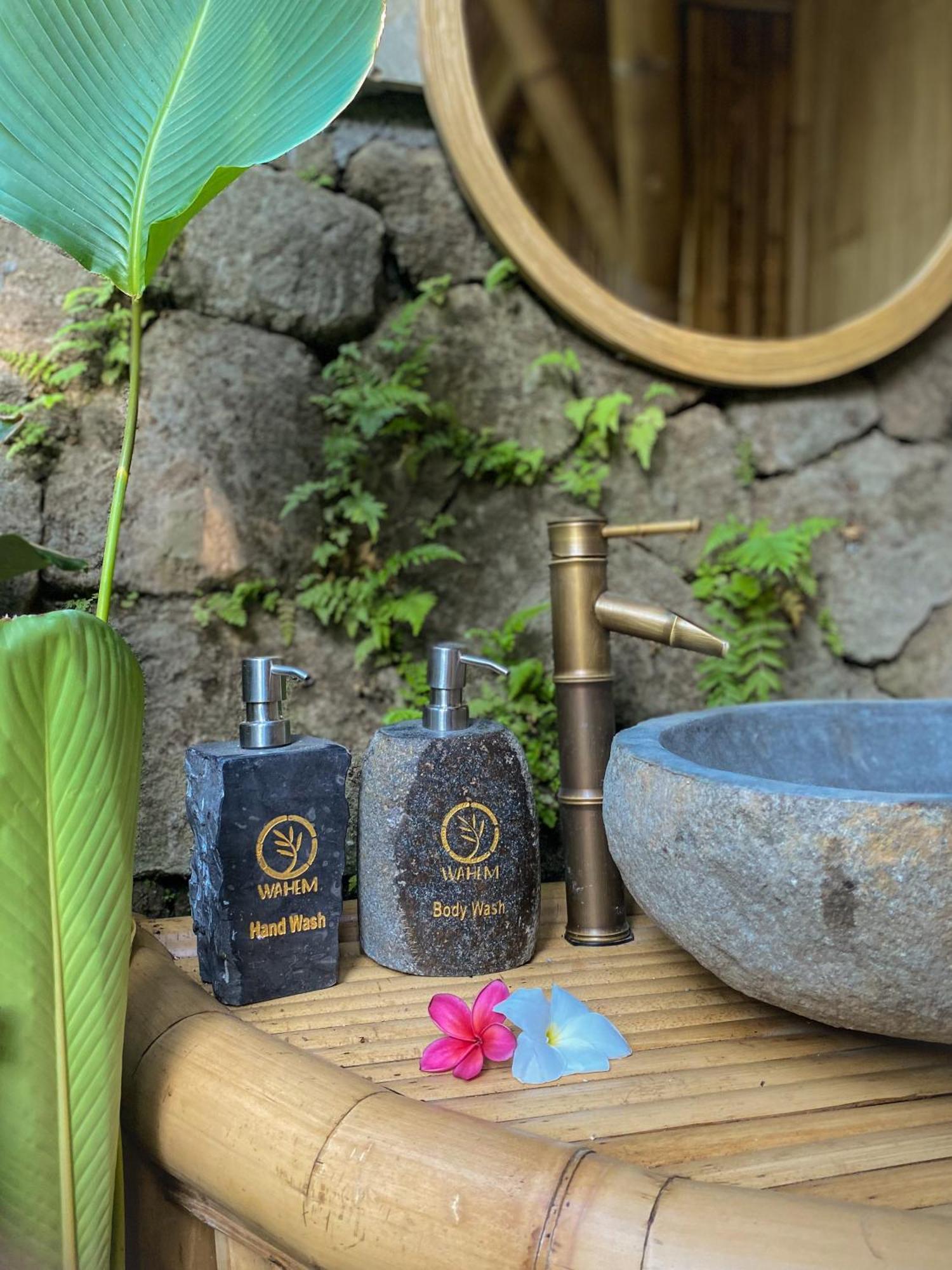 Wahem Eco Bamboo - Magical Bamboo House Ubud Bali Villa ภายนอก รูปภาพ