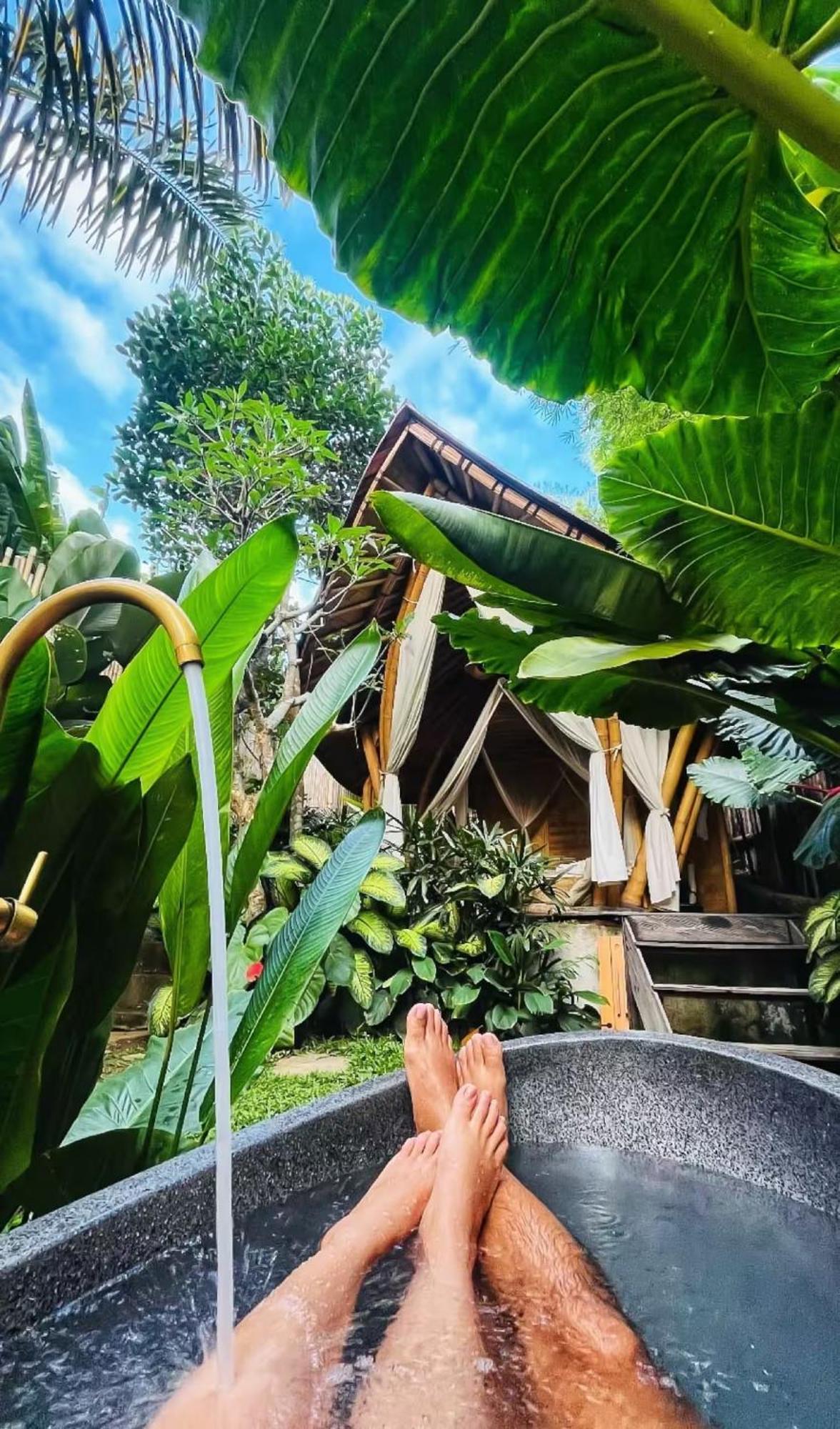 Wahem Eco Bamboo - Magical Bamboo House Ubud Bali Villa ภายนอก รูปภาพ