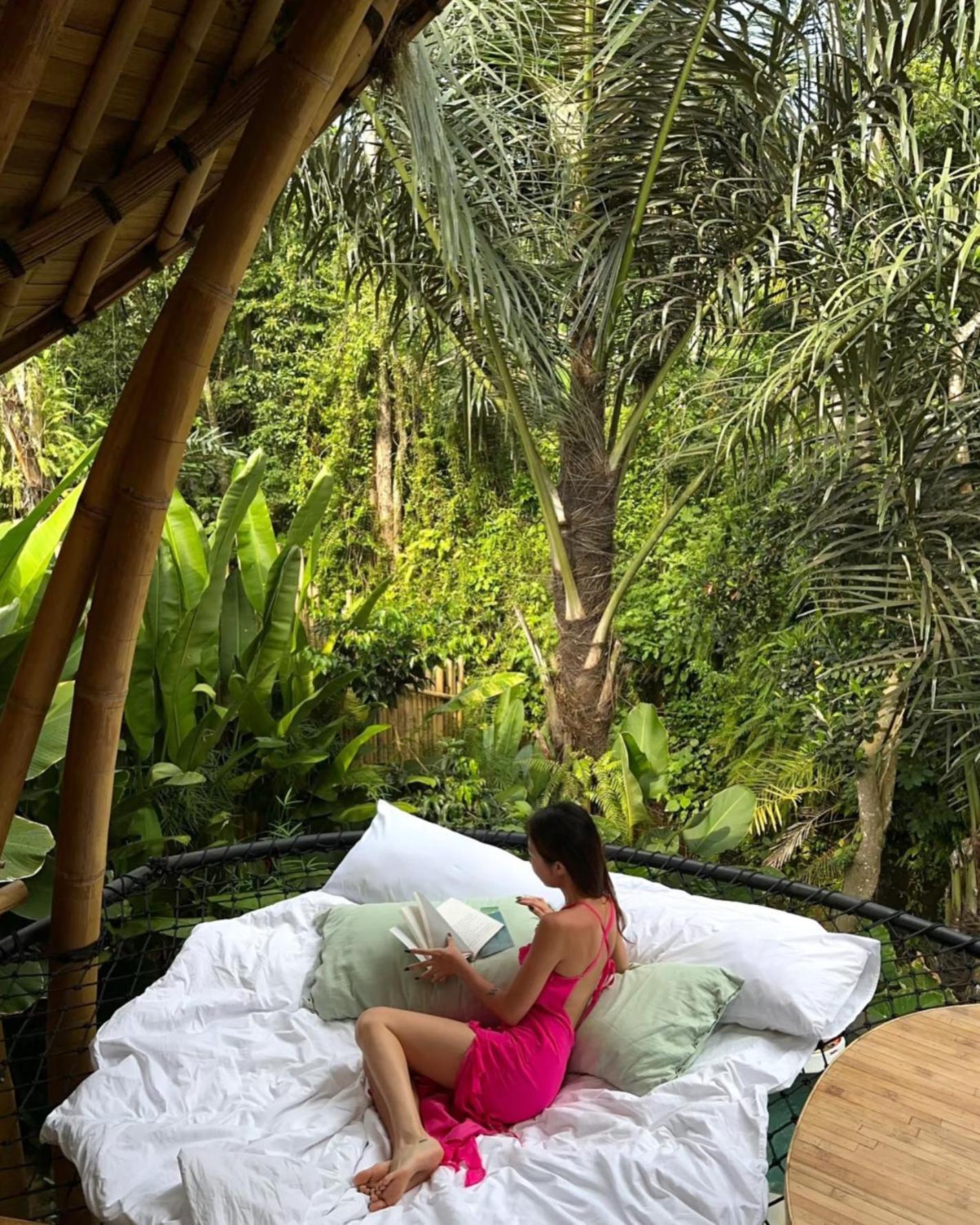 Wahem Eco Bamboo - Magical Bamboo House Ubud Bali Villa ภายนอก รูปภาพ